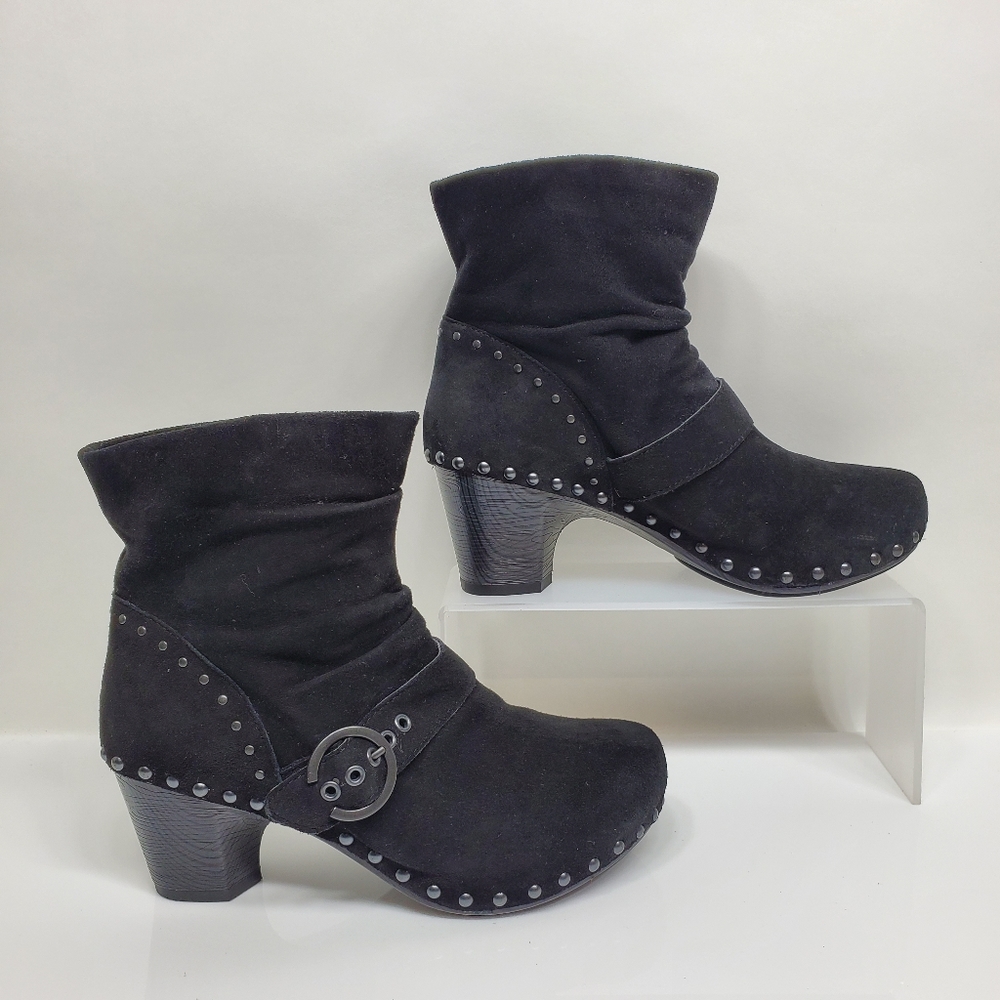 Dansko Nikita Suede Slouch Booties